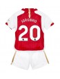 Arsenal Jorginho Frello #20 Domácí dres pro děti 2023-24 Krátký Rukáv (+ trenýrky)